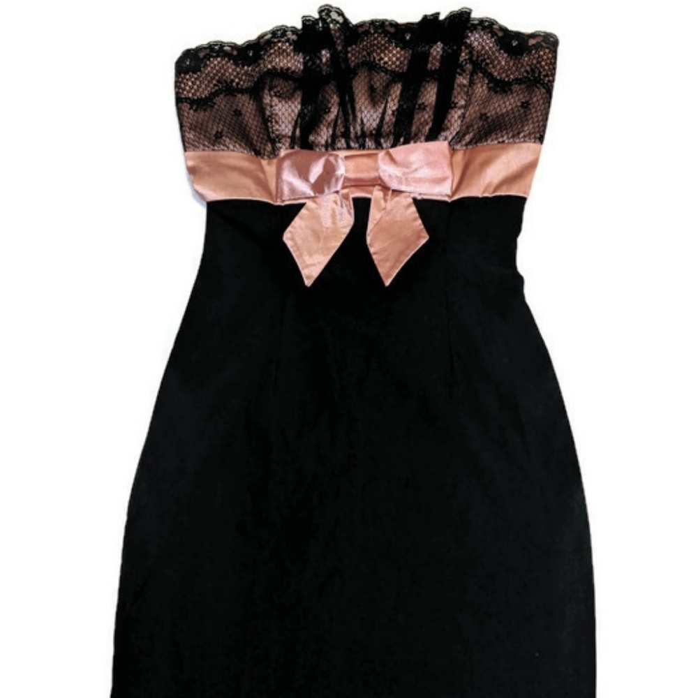 Woman's Party/Cocktail Dress (Black & Pink)